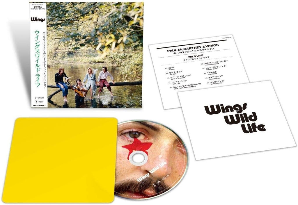 New PAUL McCARTNEY & WINGS WILD LIFE 2024 JAPAN MINI LP SHM CD