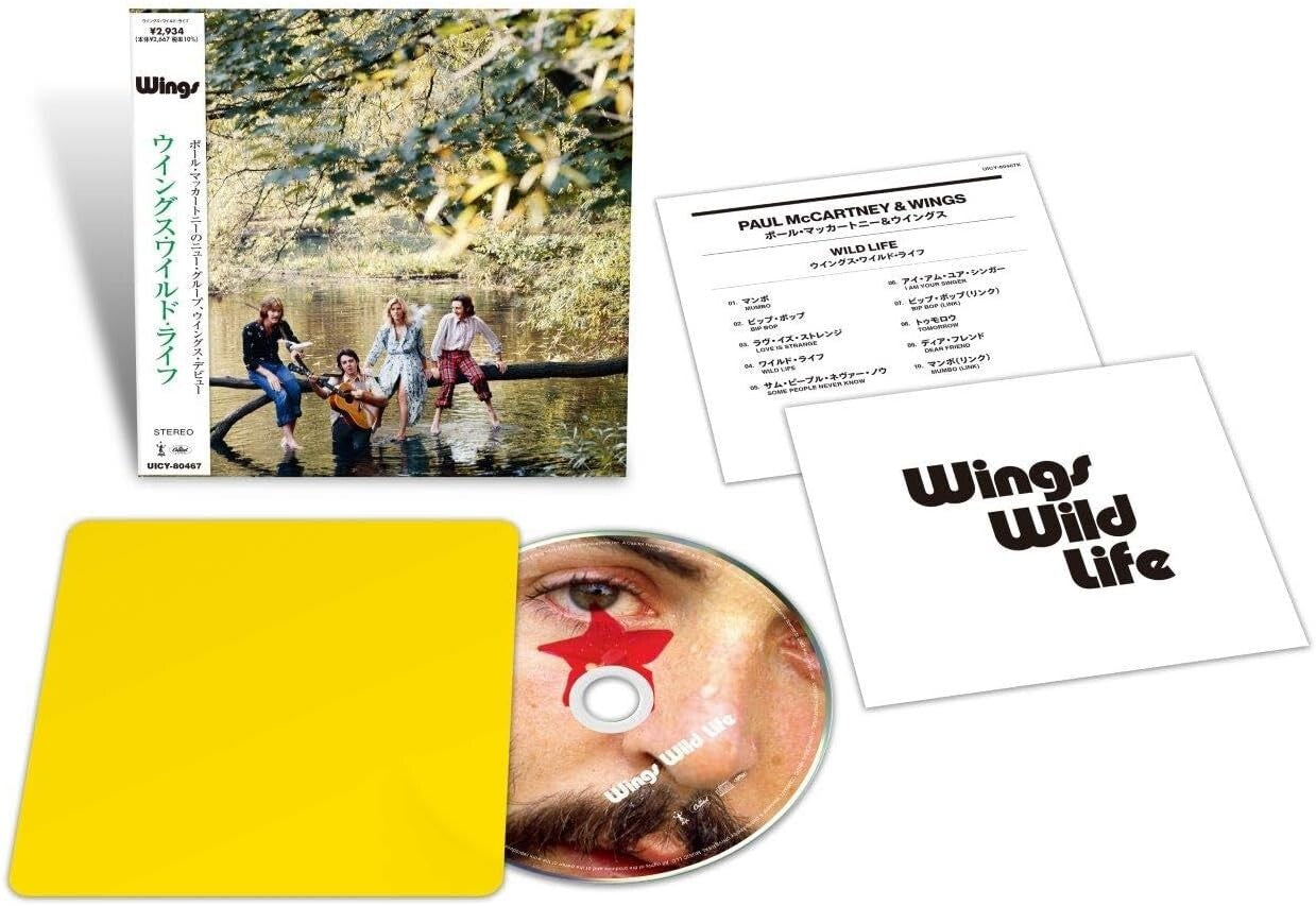 New PAUL McCARTNEY & WINGS WILD LIFE 2024 JAPAN MINI LP SHM CD