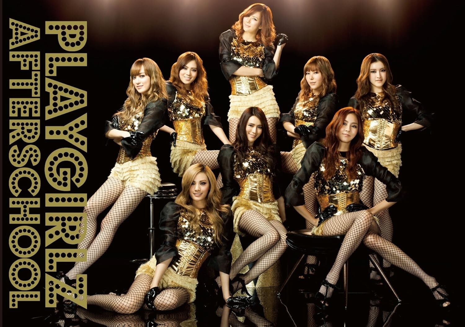 New After School PLAYGIRLZ CD+DVD+playing cards+ trading card Limited CD