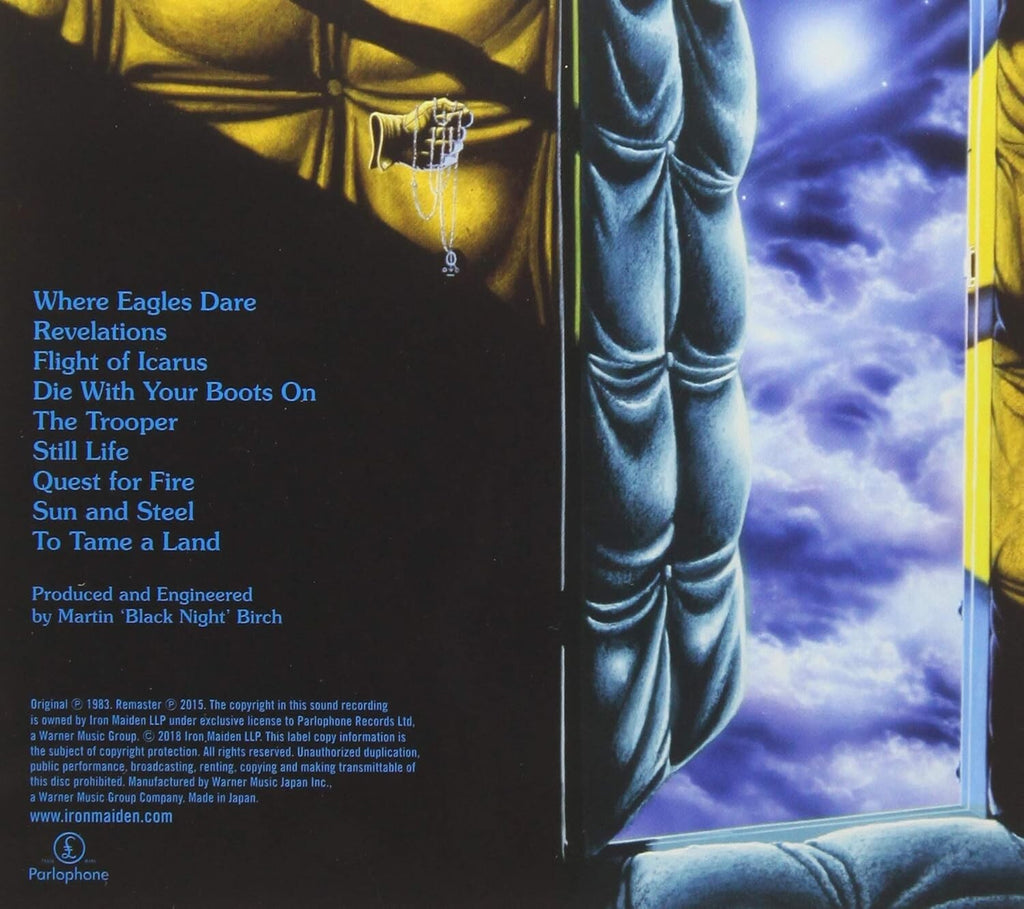 New 2015 REMASTER IRON MAIDEN PIECE OF MIND JAPAN DIIGIPAK CD
