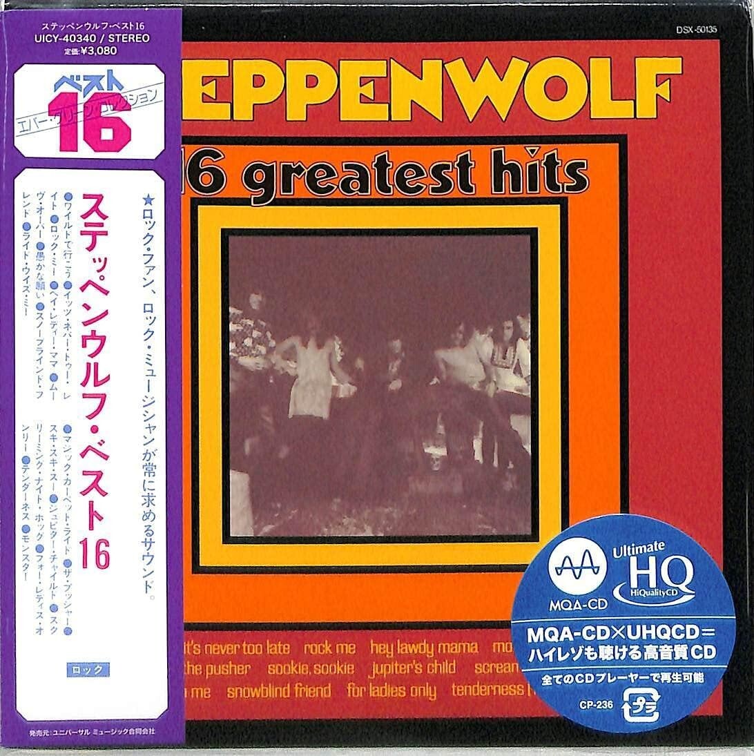 New STEPPENWOLF 16 Greatest Hits JAPAN MQA UHQ MINI LP CD HI-RES Audio