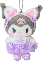 Sanrio 414573 Mascot Holder (White Cat Ballerina) Kuromi NEW