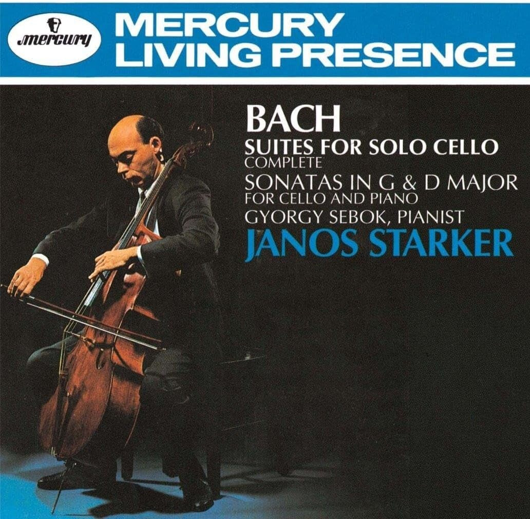 New JANOS STARKER-JS BACH: CELLO SUITE (ALL 6 SUITES). ETC.-JAPAN 2 CD