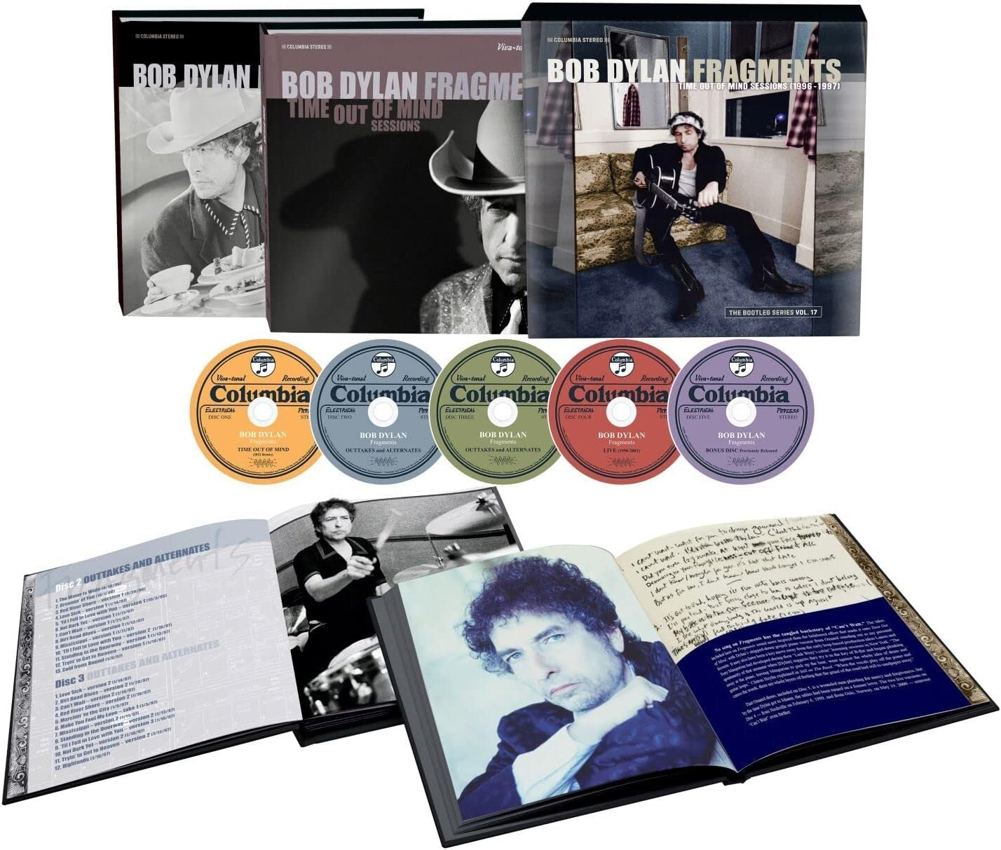 New BOB DYLAN FRAGMENTS TIME OUT OF MIND SESSIONS JAPAN 5 BLU-SPEC CD BOX