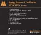 Smokey Robinson & The Miracles Make It Happen Aka Tears Of A Crown Japan CD new