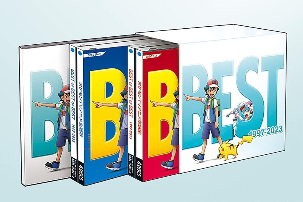Pokemon TV Anime Theme Song BEST OF BEST OF BEST 1997-2023 8 CD From Japan NEW