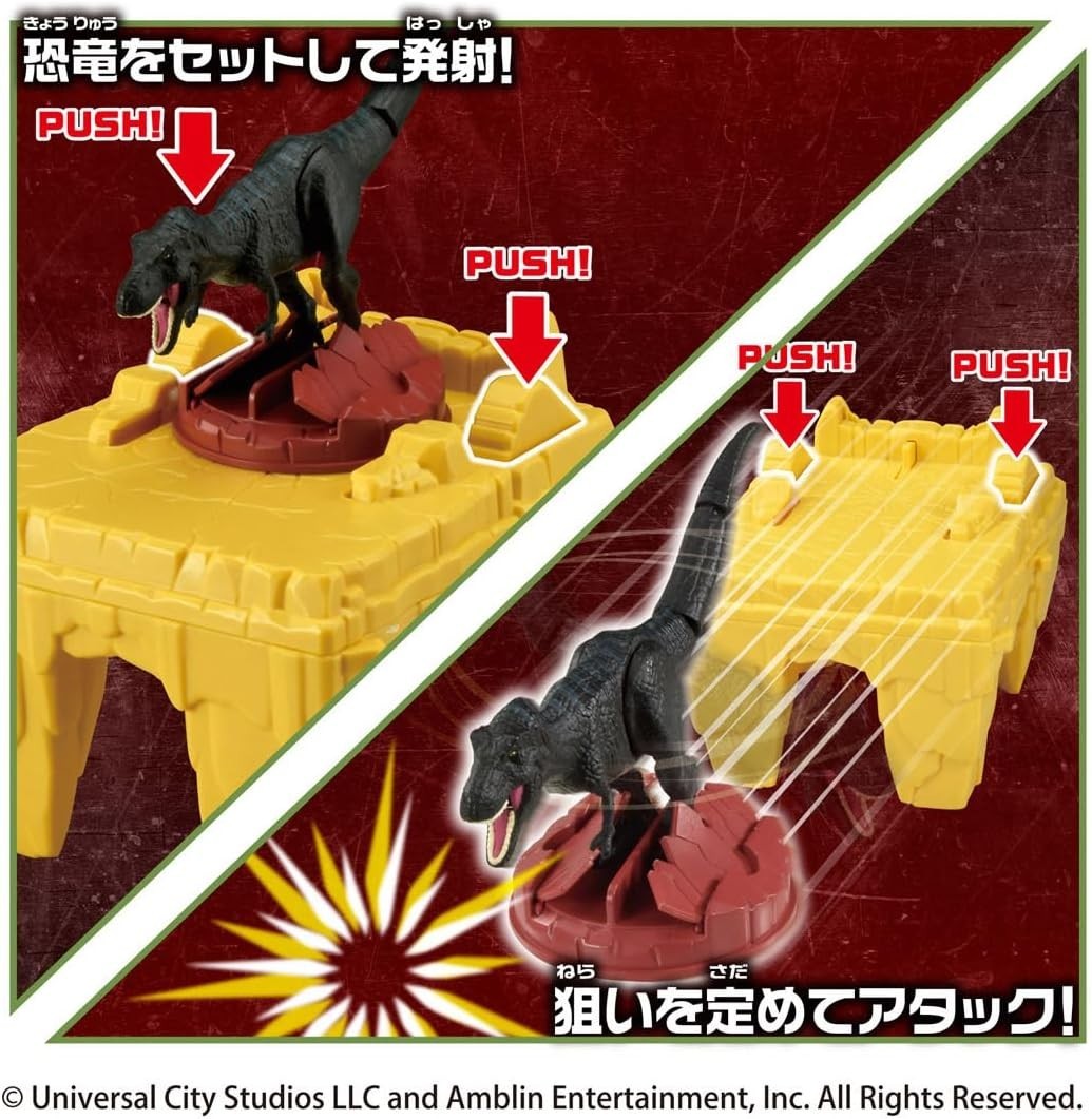 TAKARA TOMY Ania Jurassic World Decide! Dino Attack Animal Dinosaur Toy Ages NEW