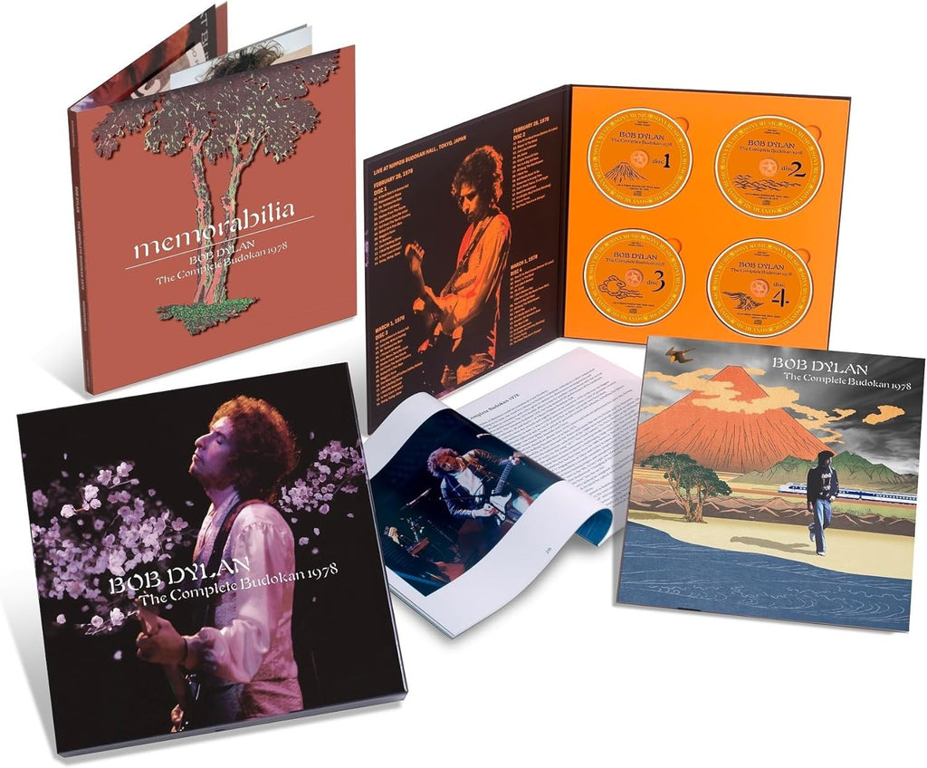Bob Dylan Live 4 CD The Complete Budokan 1978 12 x 12 Box Set Japan OBI NEW
