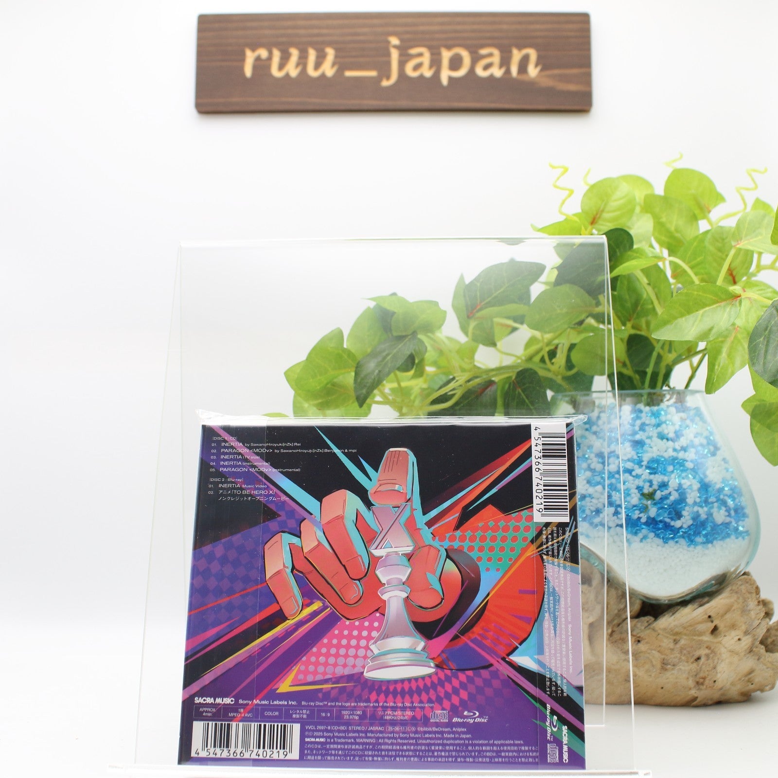 Blu-ray SawanoHiroyuki [nZk] INERTIA (Limited Edition) TO BE HERO X Japan