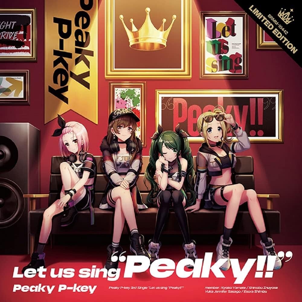 CD New D4DJ Peaky P-key Let us sing “Peaky!! [Limited Edition CD+Blu-ray]