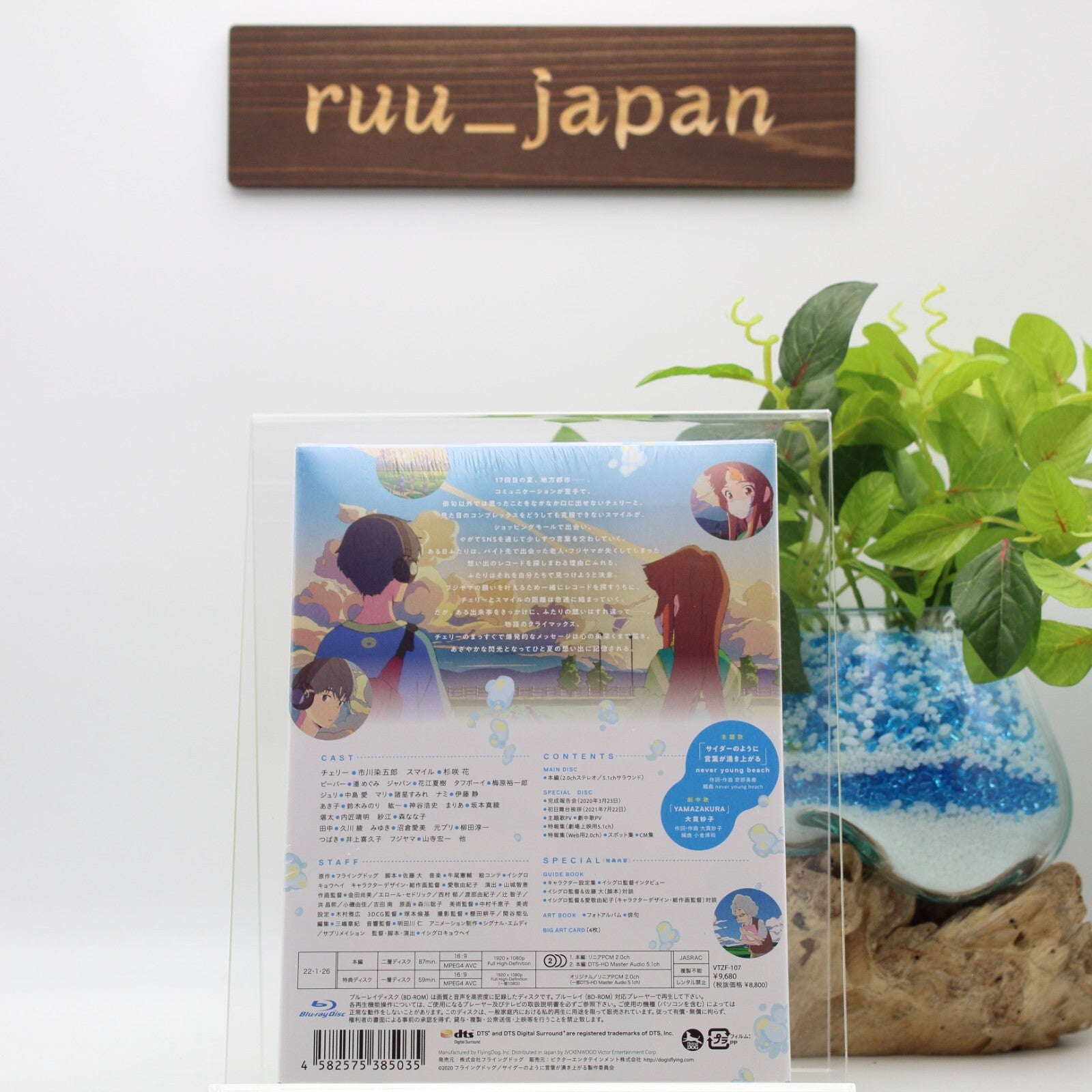 Words Bubble Up Like Soda Pop First Limited Edition 2 Blu-ray Art Book Japan NEW