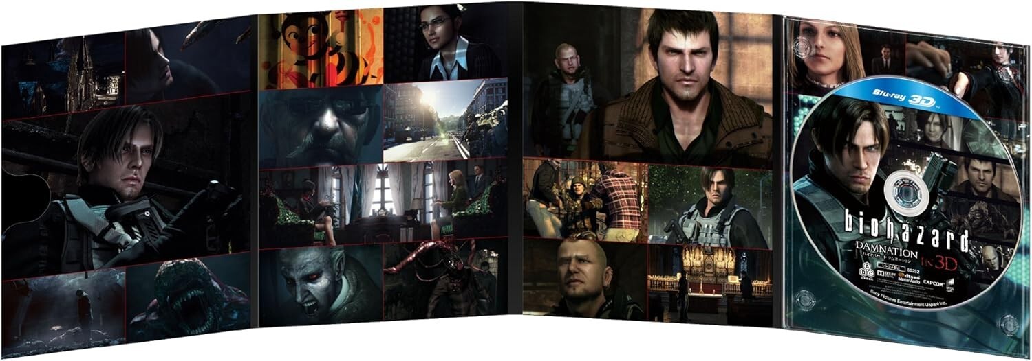 New ANIMATION-BIOHAZARD DAMNATION BLU-RAY IN 3D Blu-ray Ltd/Ed Japan