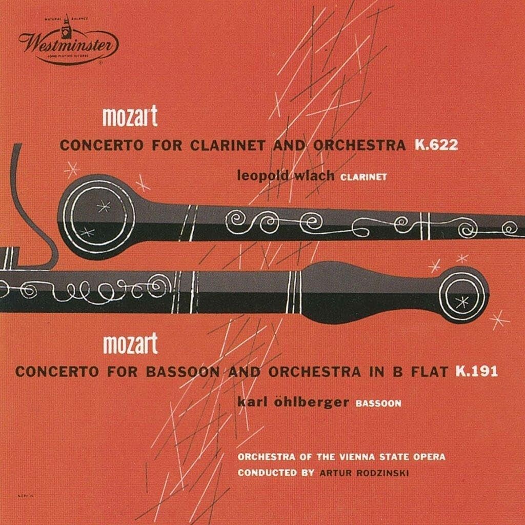 New LEOPOLD WLACH-MOZART: CLARINET CONCERTO IN A MAJOR Japan