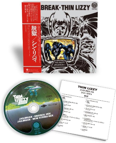 New THIN LIZZY JAILBREAK WITH BONUS TRACKS 2025 JAPAN MINI LP SHM CD