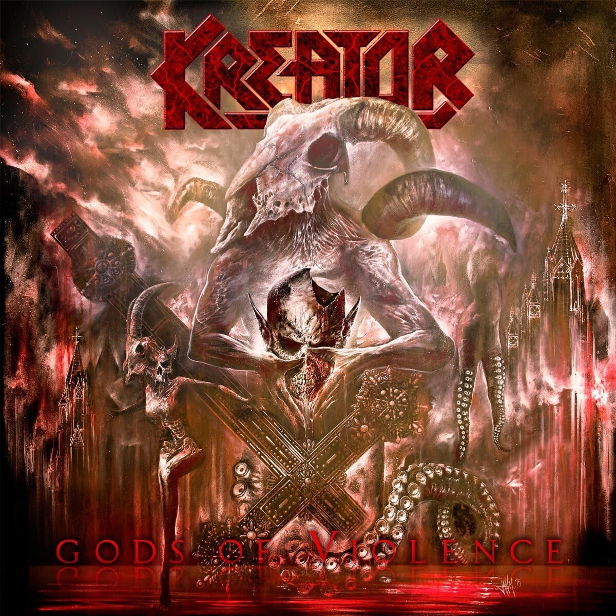 New 2017 Kreator Gods of Violence with Bonus Track  JAPAN CD + BLU-RAY  SET