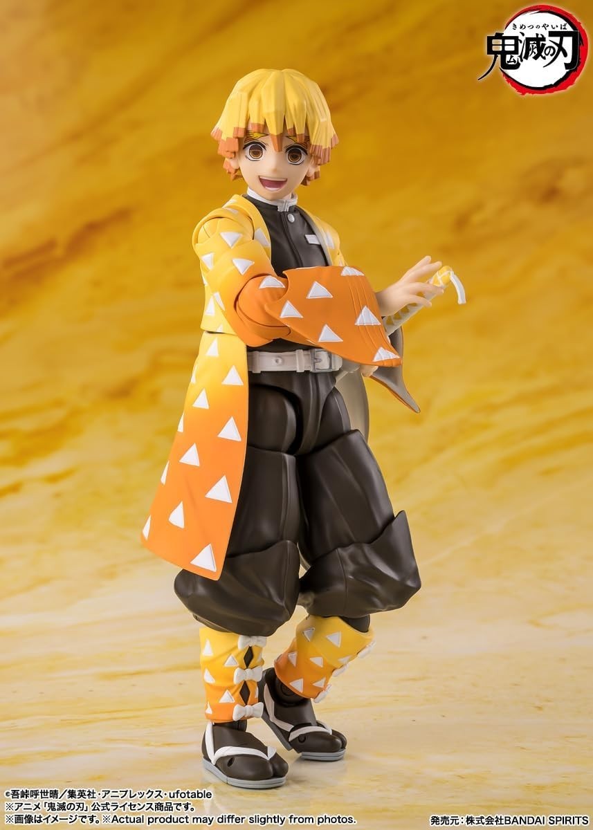 Im-Stock Bandai S.H.Figuarts SHF Figure Agatsuma (Demon Slayer: Kimetsu Yaiba)