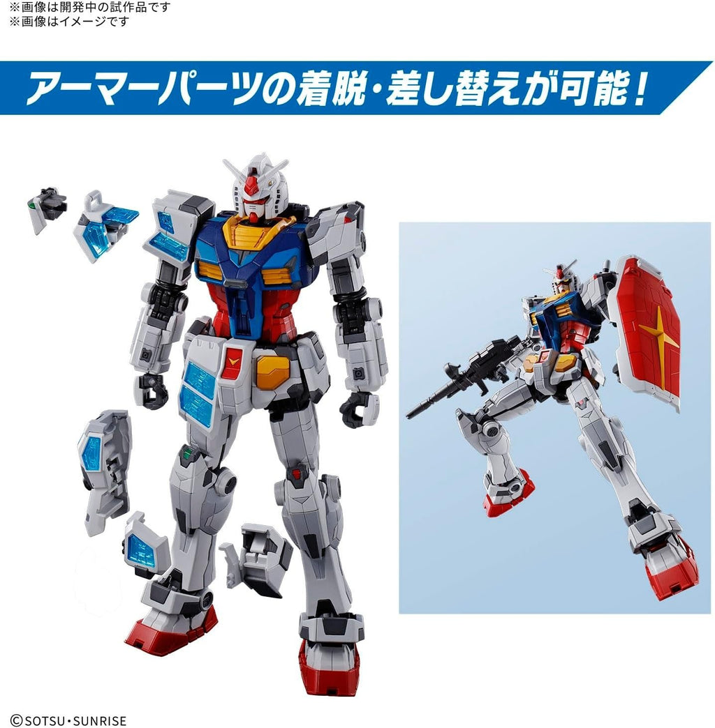 BANDAI Spirits RX-78F00/E Gundam (EX-001 Glass Feather Equipment)  1/144 NEW