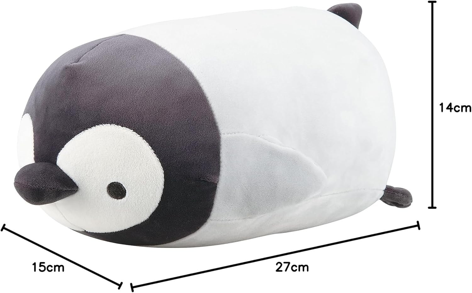Livheart Bolster Cushion Marshmallow Aquamie Penguin NEW