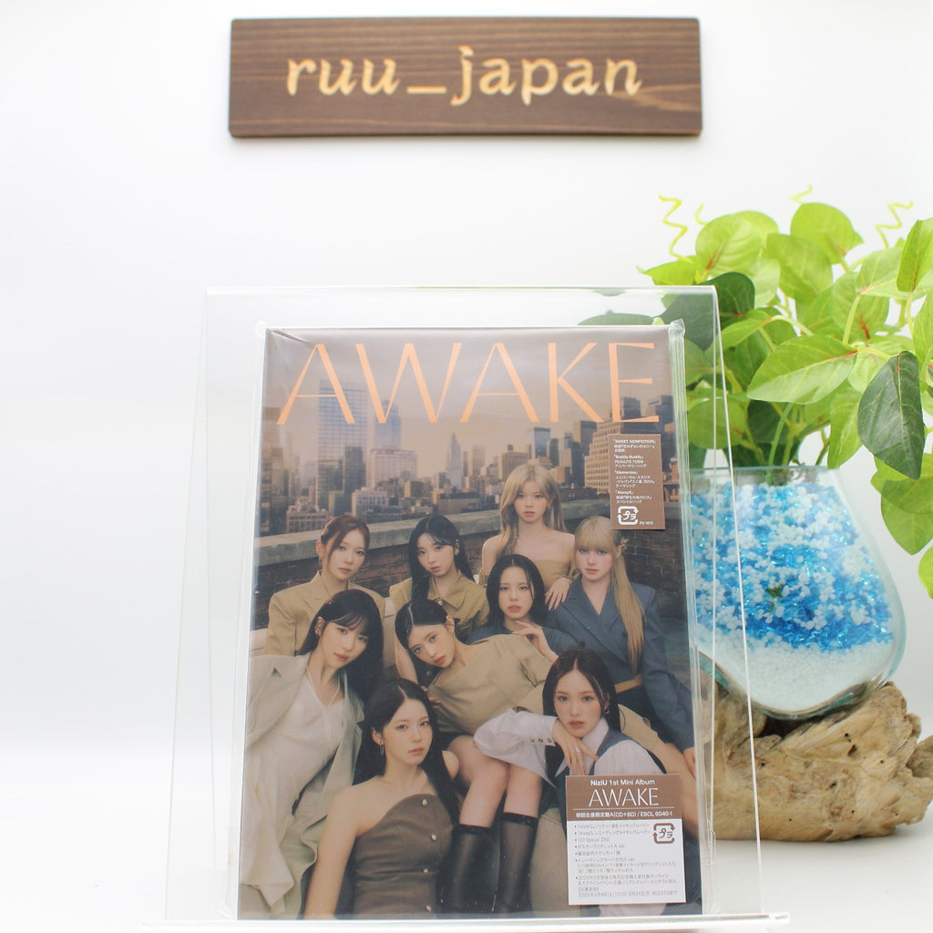 NiziU AWAKE First Limited Edition A CD Blu-ray Booklet Card Japan New