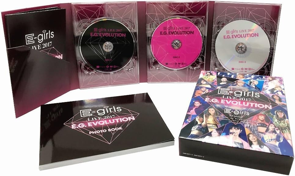 New E-girls LIVE 2017 E.G.EVOLUTION First Limited Edition Blu-ray Photobook