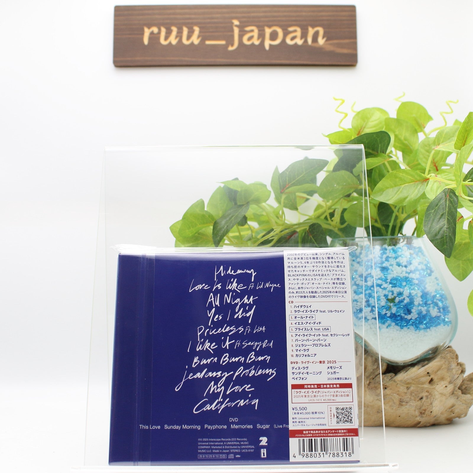 CD Maroon 5 Love Is Like CD+DVD Japan Special Limited Edition OBI
