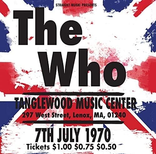 THE WHO-TANGLEWOOD MUSIC CENTER 1970-IMPORT 2 CD From Japan NEW