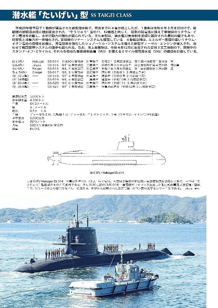 Worlds Ships: Japan Maritime Self-Defense Force 2025-2026 July 2025 Special NEW