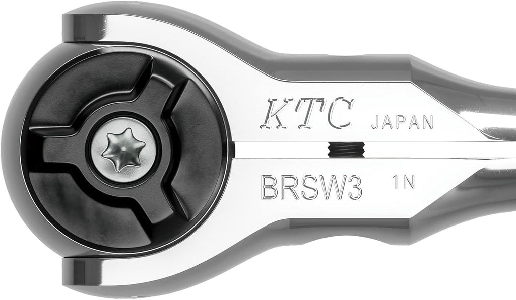 KYOTO TOOL (KTC) 9.5 sq. Swivel Ratchet Handle BRSW3 Silver NEW