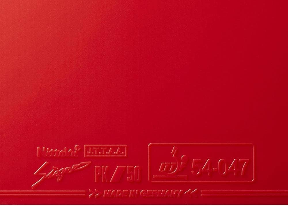 Nittaku Sieger PK50 Table Tennis Rubber Inner Soft Tension Red Extra Thick NEW