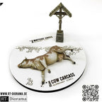 RT Diorama 1/35 Cow Carcass Diorama Scenery Model Kit RTD35444 Scenery NEW