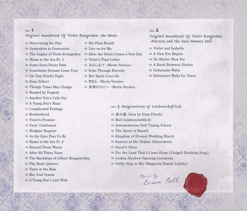 Violet Evergarden: The Movie Original Soundtrack new