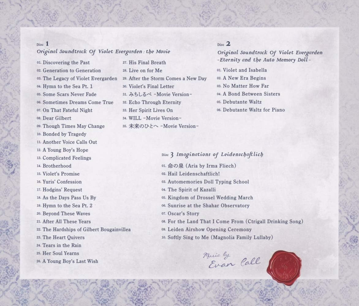 Violet Evergarden: The Movie Original Soundtrack new