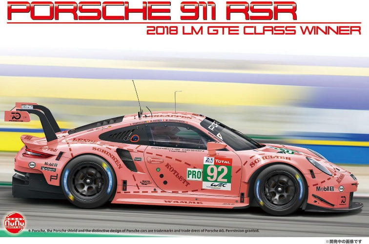 Platts/NUNU 1/24 Racing Series 911 (Type 991) RSR 2018 Le Mans 24 Hours Race New