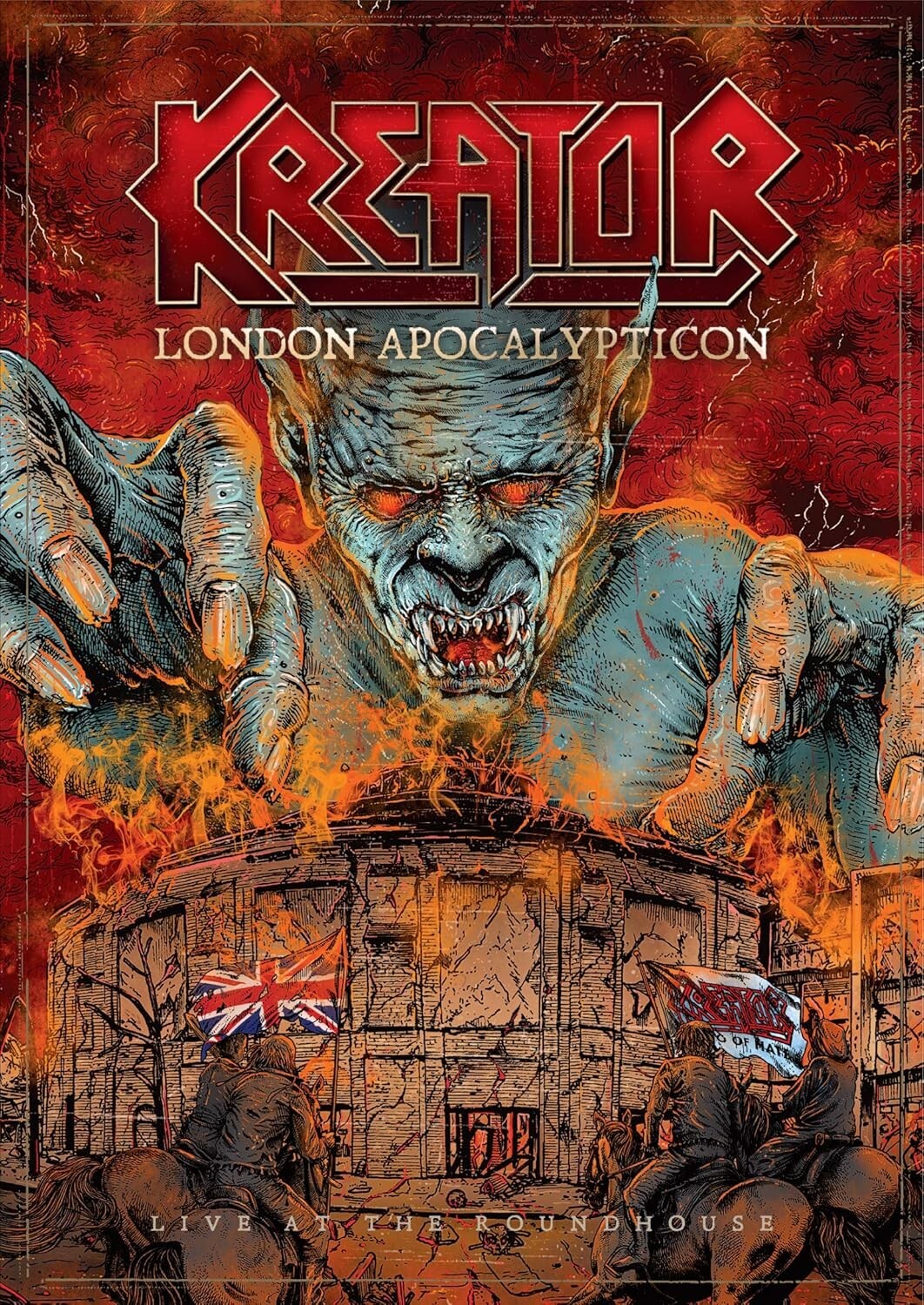 New KREATOR LONDON APOCALYPTICON LIVE AT THE ROUNDHOUSE JAPAN BLU-RAY + 3 CD SET