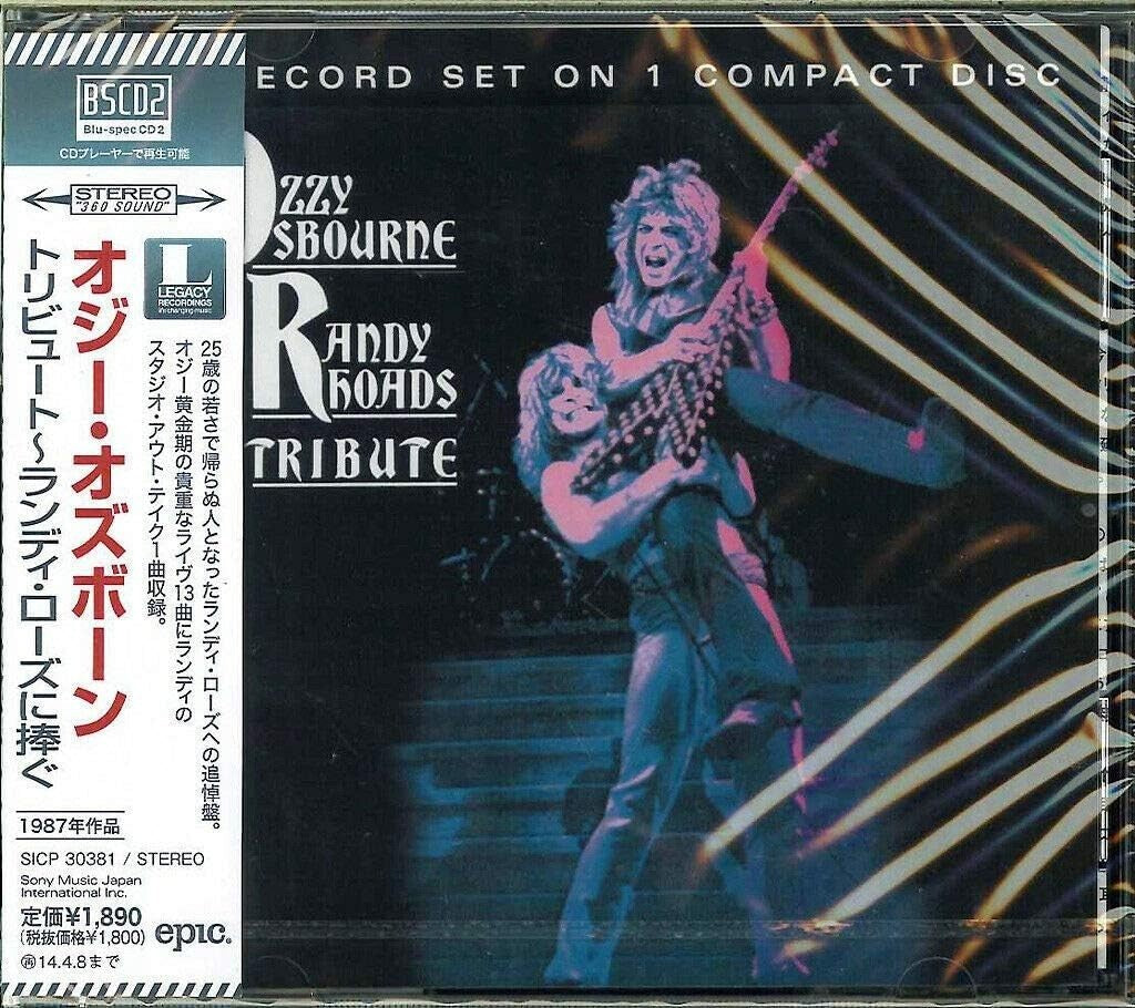 OZZY OSBOURNE RANDY ROADS TRIBUTE JAPAN BSCD2 Blu-spec CD New