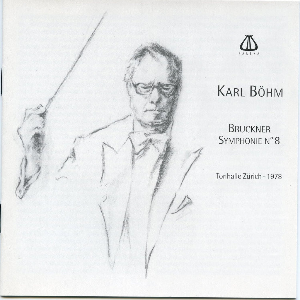 Karl Bohm Tonhalle Orchester Zurich Bruckner Symphony No.8 Palexa CD-0522 New