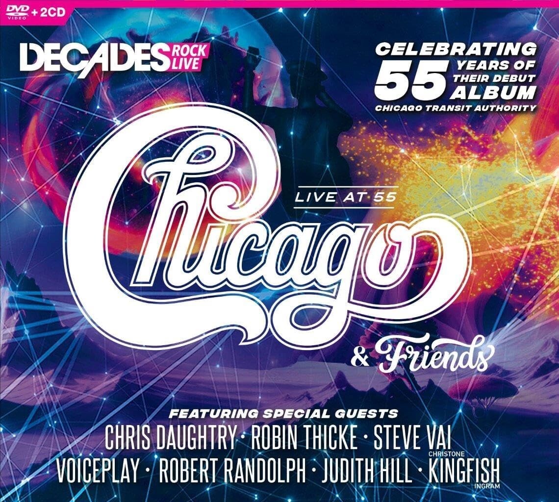 New CHICAGO & FRIENDS LIVE AT 55  JAPAN 2 SHM CD + DVD WITH BONUS TRACKS