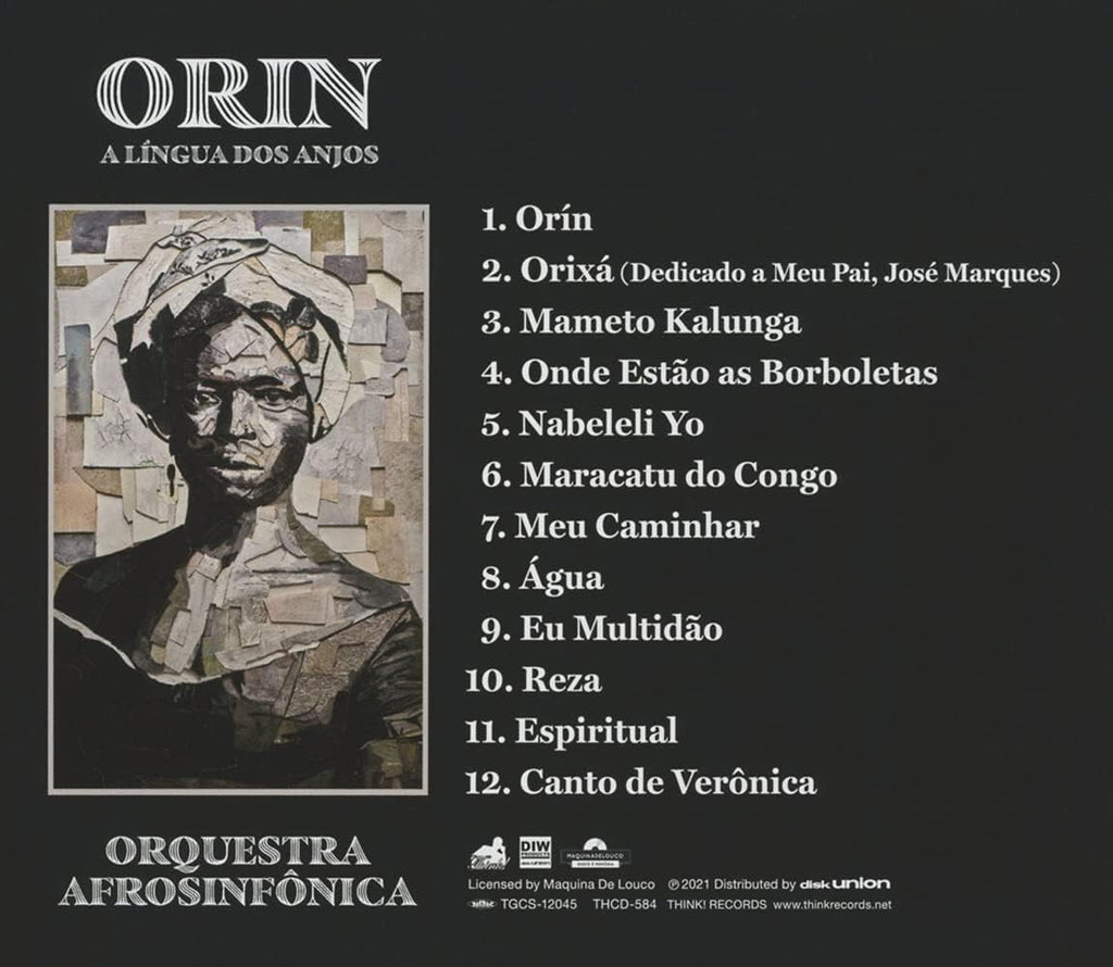New ORQUESTRA AFROSINFONICA-ORIN. A LINGUA DOS ANJOS-JAPAN CD