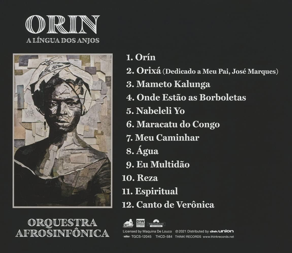 New ORQUESTRA AFROSINFONICA-ORIN. A LINGUA DOS ANJOS-JAPAN CD
