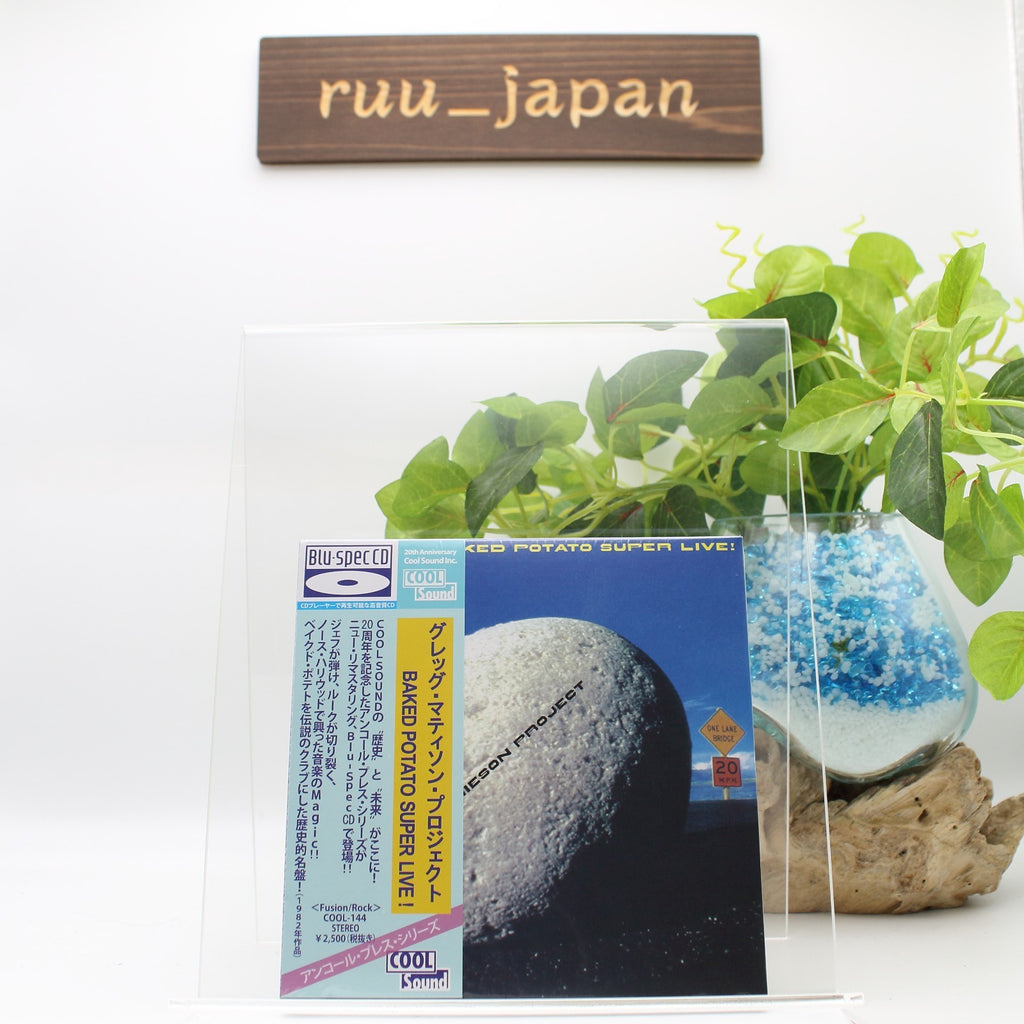 New GREGG MATHIESON PROJECT-BAKED POTATO SUPER LIVE!-JAPAN Paper Sleeve BLU CD
