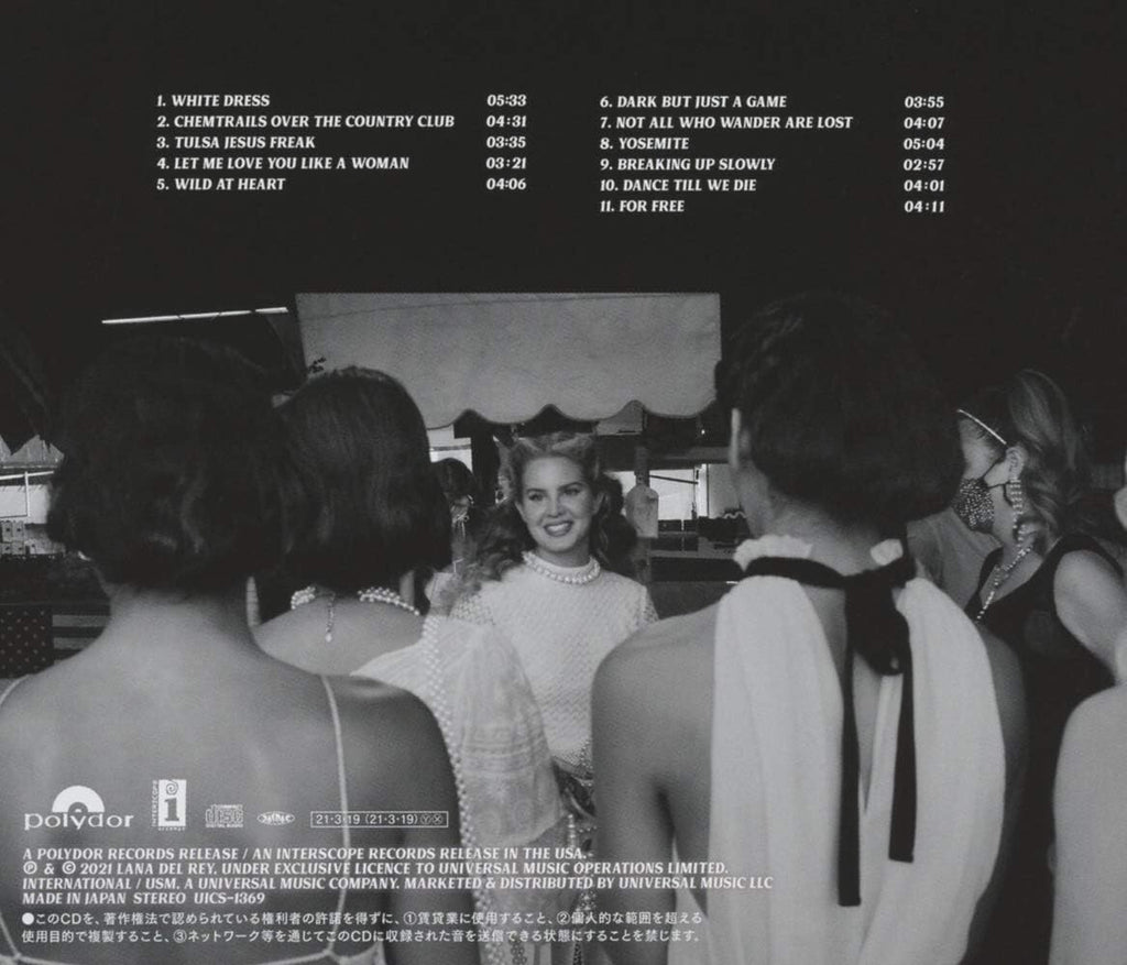 4BT 2021 LANA DEL REY Chemtrails Over The Country Club JAPAN CD NEW