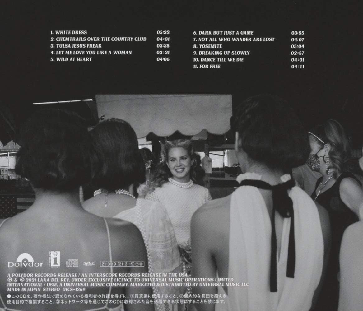 4BT 2021 LANA DEL REY Chemtrails Over The Country Club JAPAN CD NEW