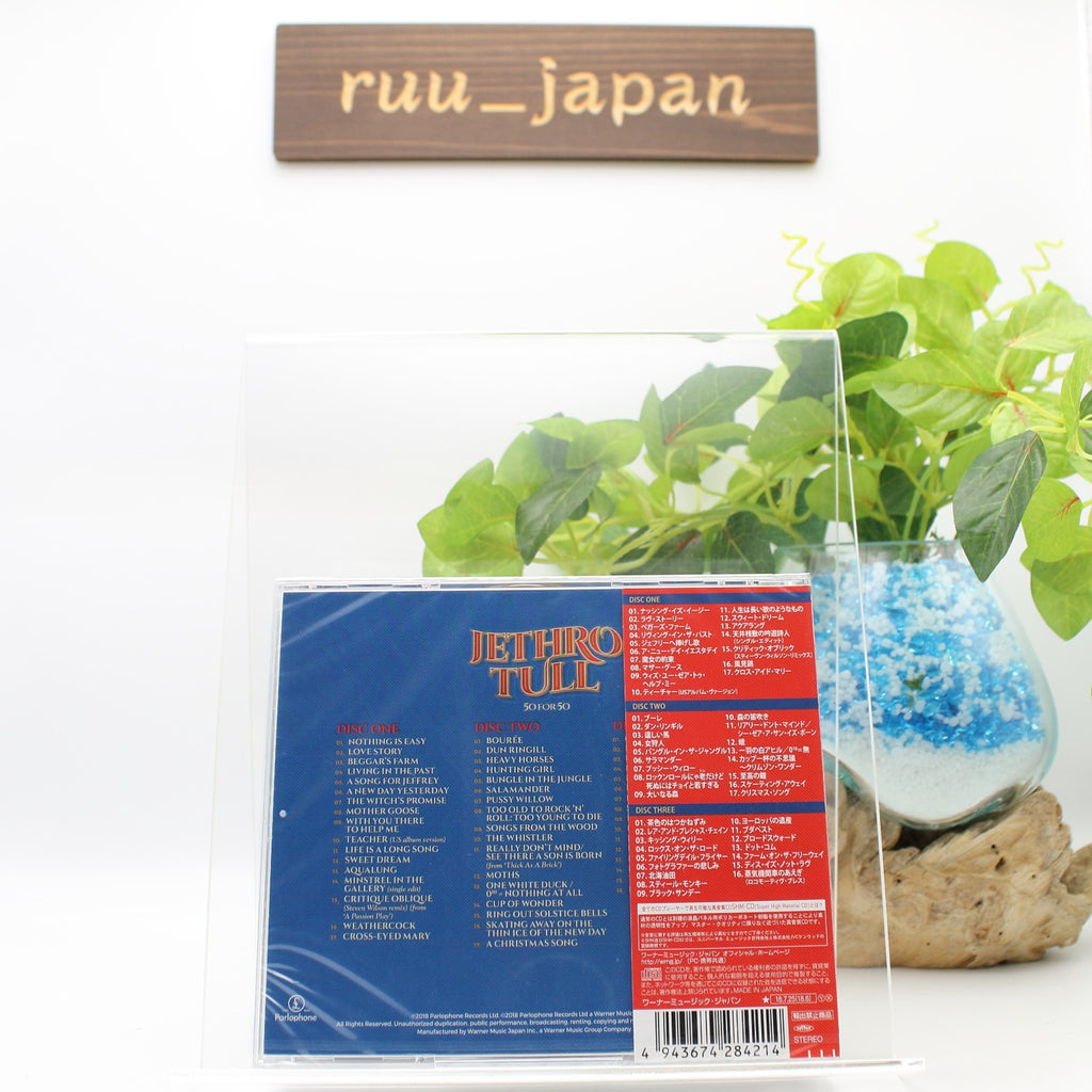 JETHRO TULL-50 FOR 50-JAPAN 3 SHM-CD NEW