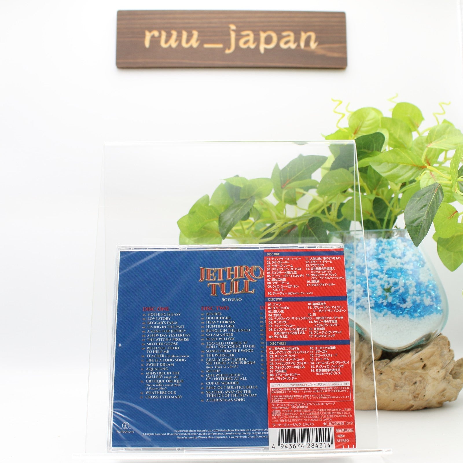 JETHRO TULL-50 FOR 50-JAPAN 3 SHM-CD NEW