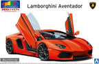 AOSHIMA 1/24 Pre-painted Model Series 2011 Lamborghini Aventador Orange NEW