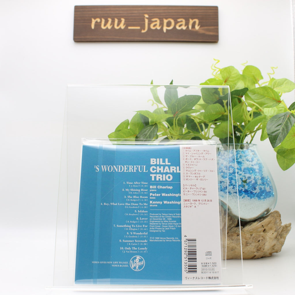 New Bill Charlap Trio Jazz CD S Wonderful Paper Sleeve Japan OBI E