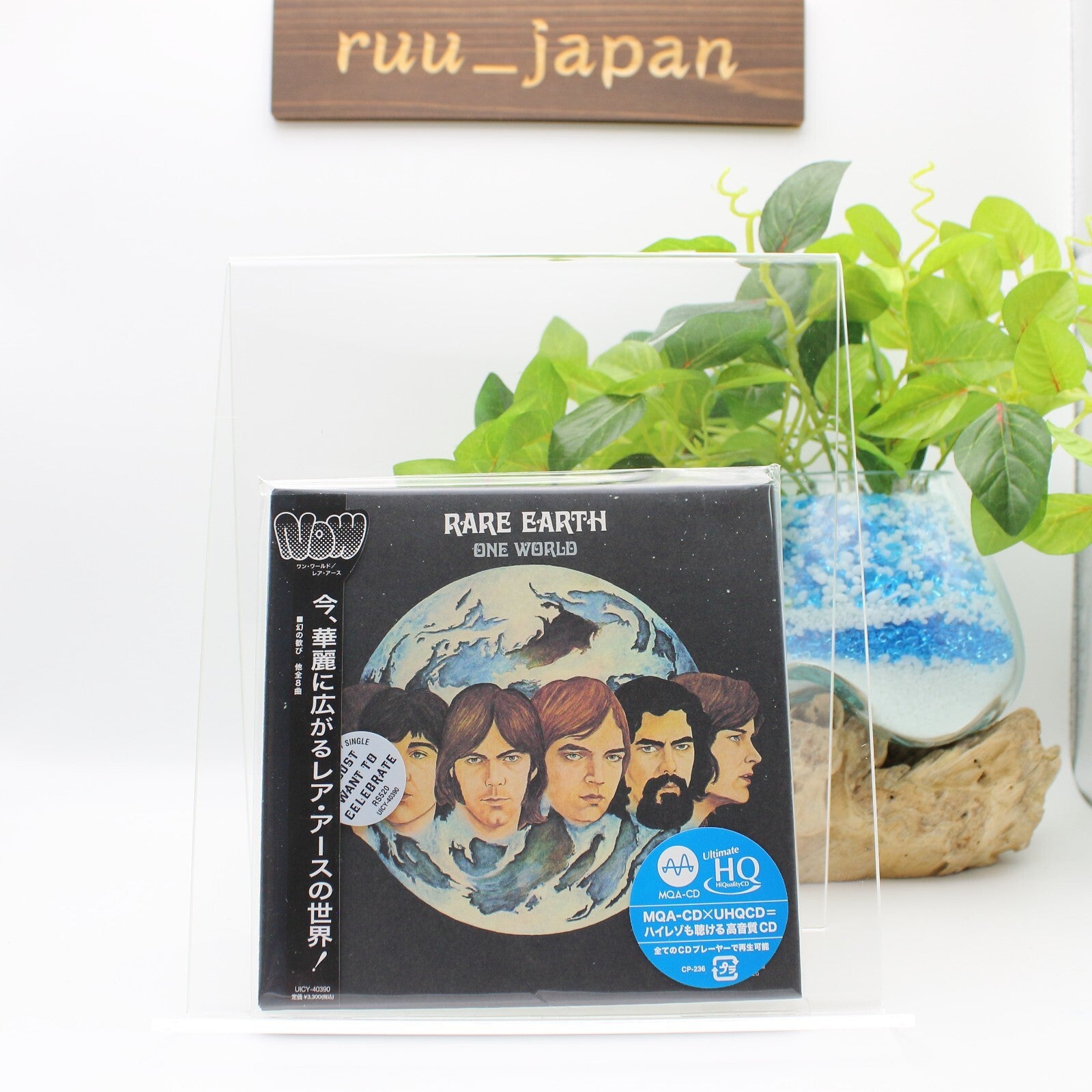 RARE EARTH ONE WORLD WITH BONUS TRACK  JAPAN MQA UHQ MINI LP CD HI-RES AUDIO NEW
