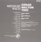 Cedar Walton Trio Jazz Piano CD Midnight Waltz New
