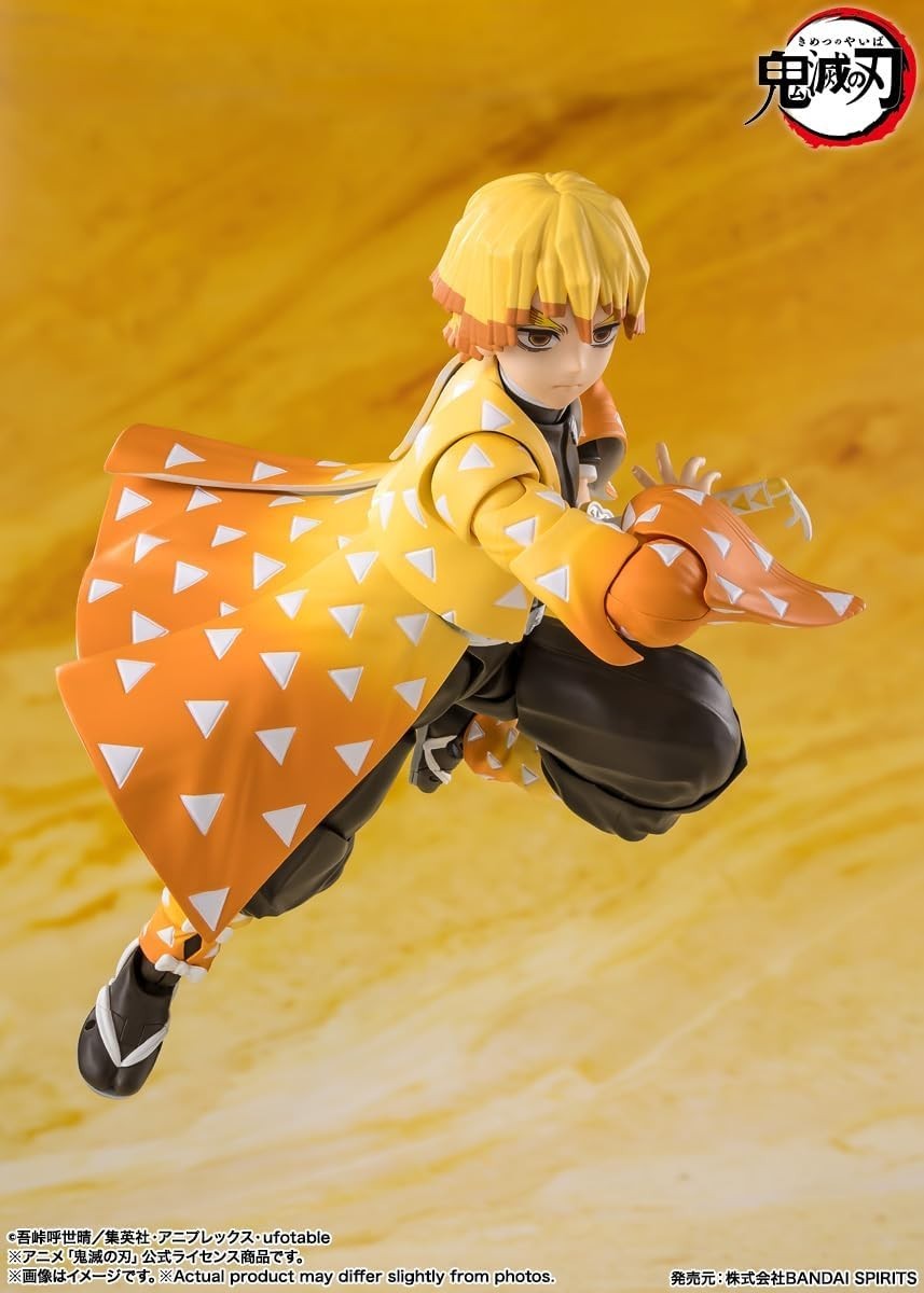 Im-Stock Bandai S.H.Figuarts SHF Figure Agatsuma (Demon Slayer: Kimetsu Yaiba)