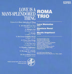 Roma Trio Jazz Piano CD Love Is A Many-Splendored Thing Paper Slv OBI NEW